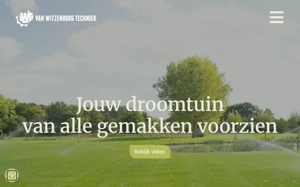 Screenshot of vanwitzenburgtechniek.nl