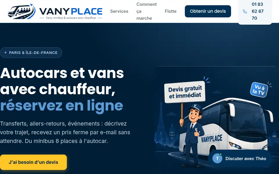 Screenshot of vanyplace.com