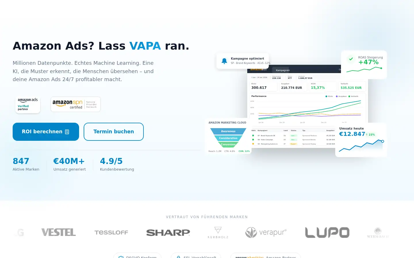Screenshot of vapa.ai