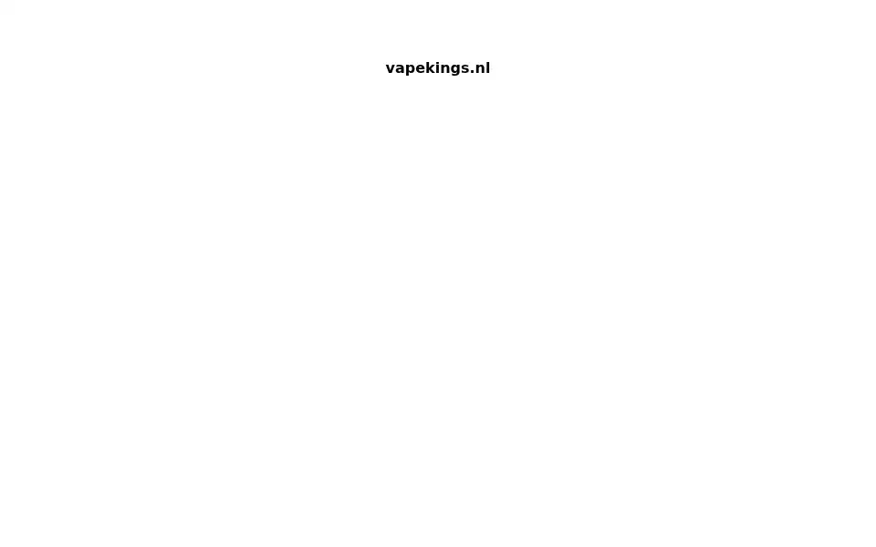 Screenshot of vapekings.nl
