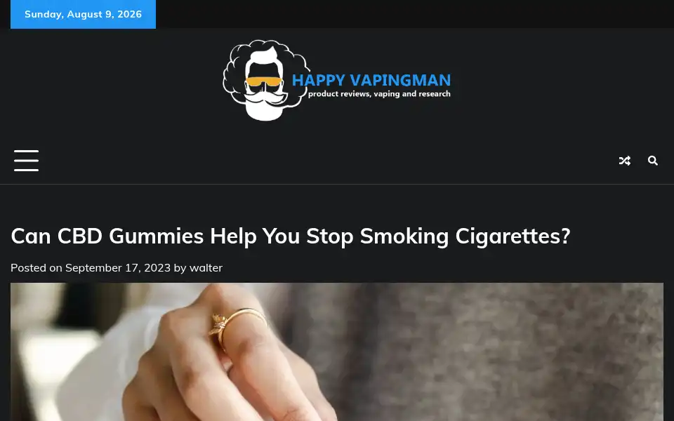 Screenshot of vapingman.co.uk