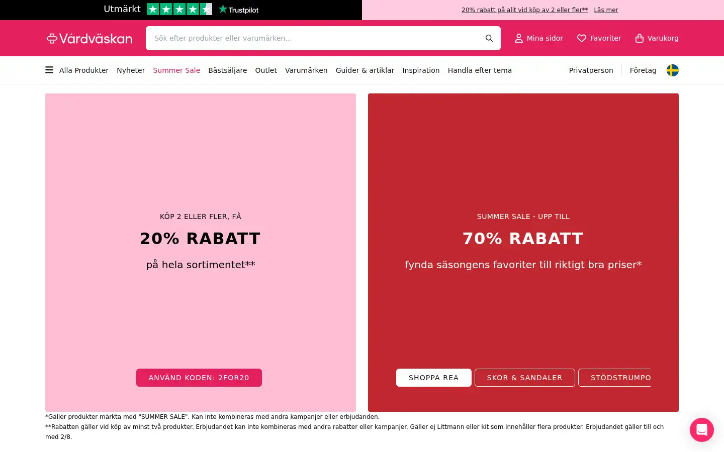Screenshot of vardvaskan.se