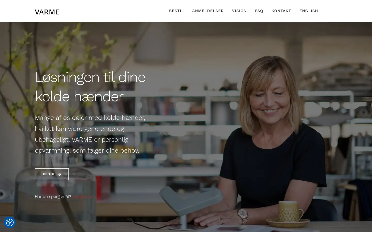 Screenshot of varme.com