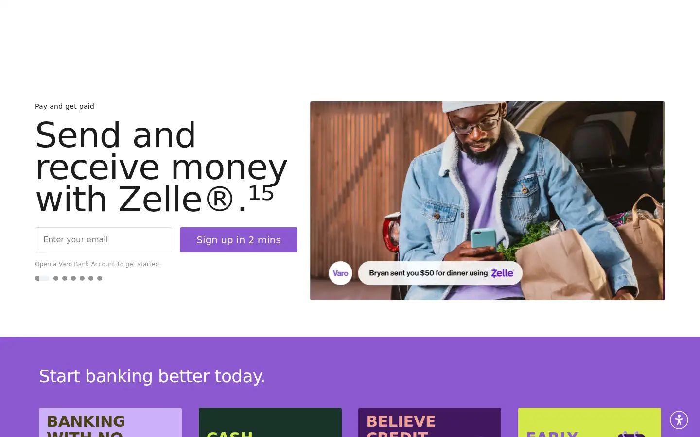 Screenshot of varomoney.com