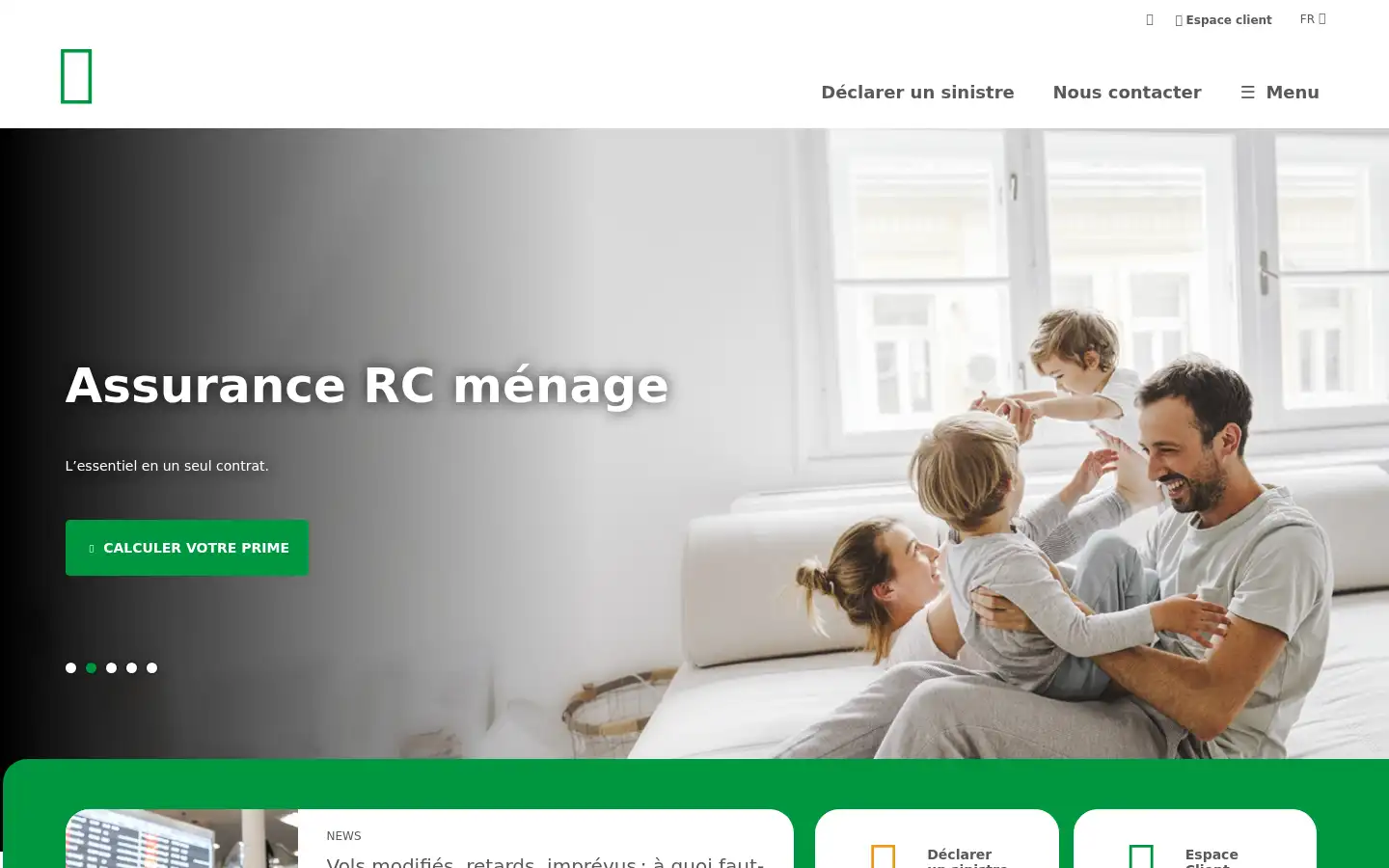 Screenshot of vaudoise.ch