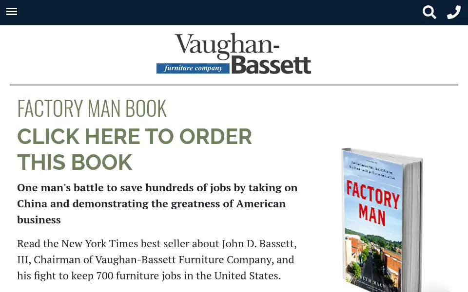 Screenshot of vaughanbassett.com