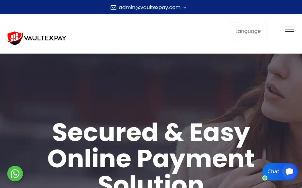Screenshot of vaultexpay.com