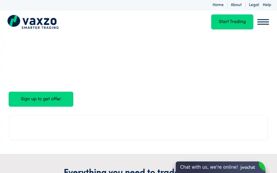 Screenshot of vaxzo.com