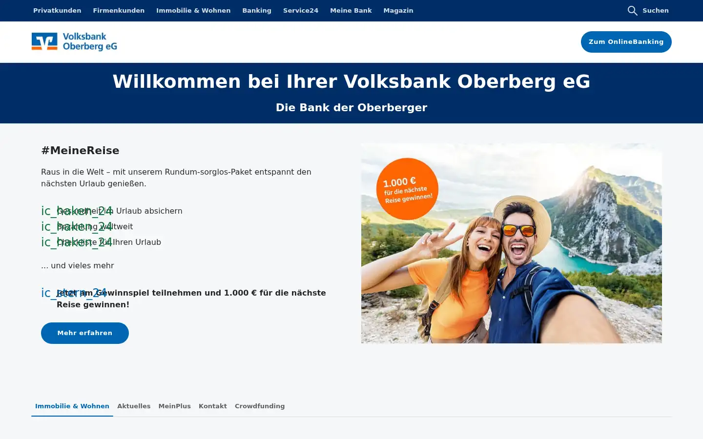 Screenshot of vb-oberberg.de