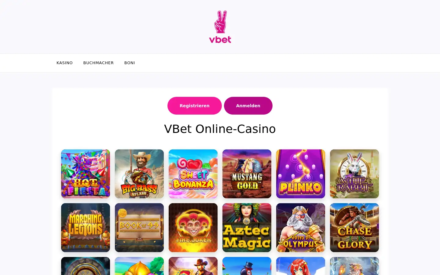 Screenshot of vbet24.net