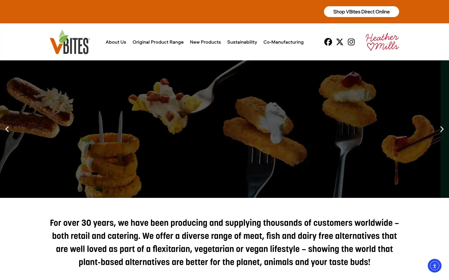 Screenshot of vbites.com
