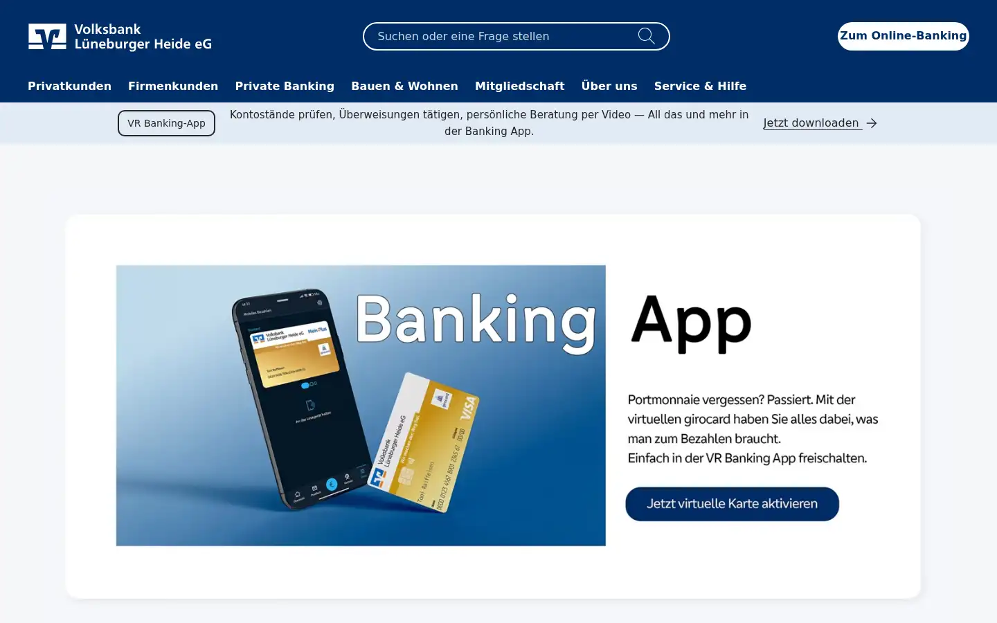 Screenshot of vblh.de