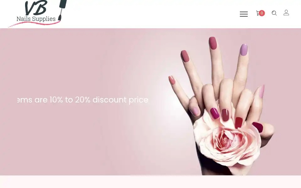 Screenshot of vbnails.co.uk