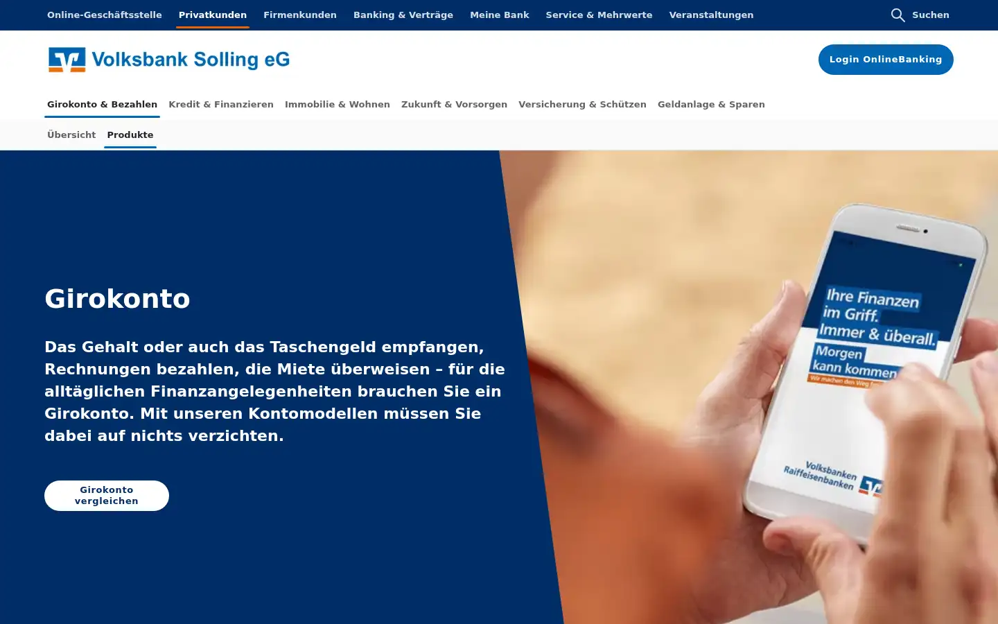 Screenshot of vbsolling.de