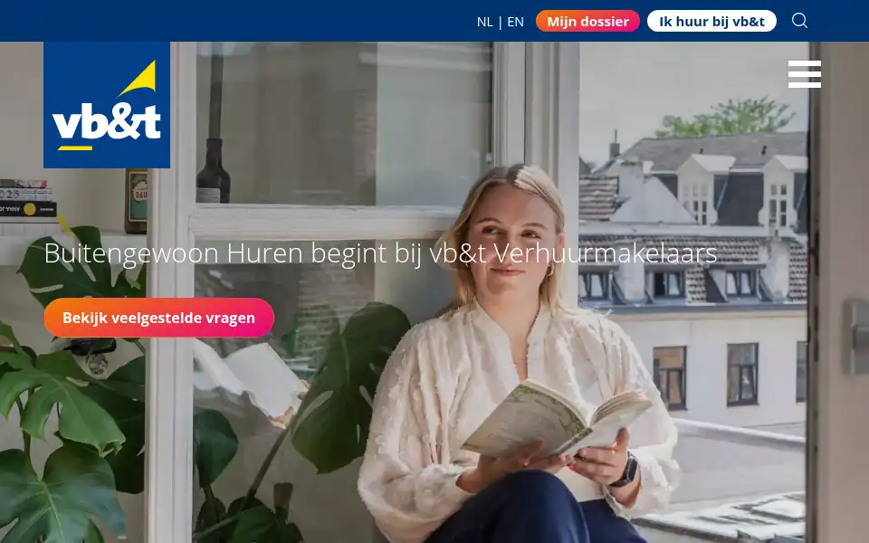 Screenshot of vbtverhuurmakelaars.nl