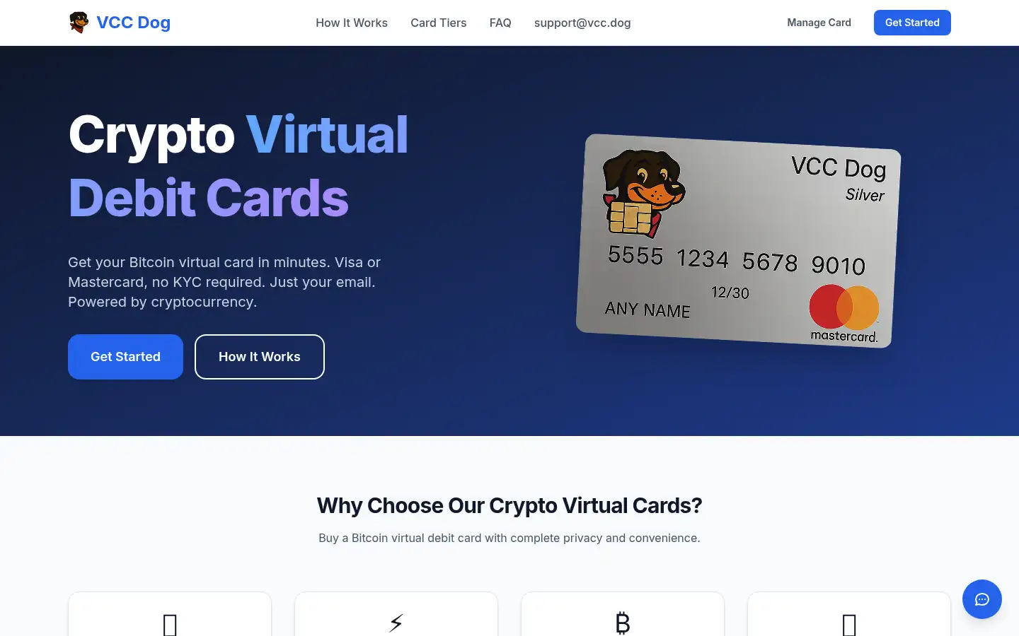 Screenshot of vcc.dog