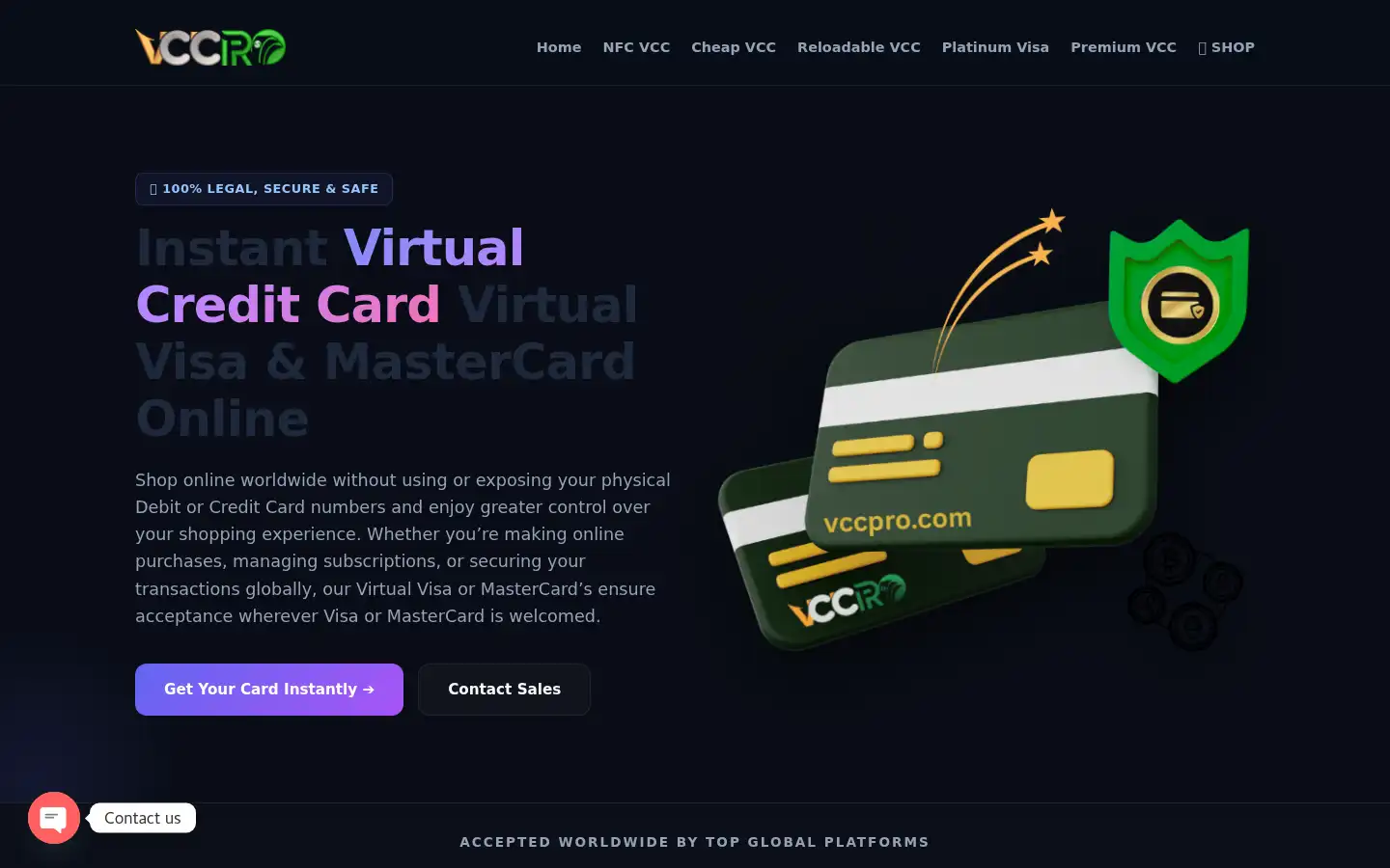 Screenshot of vccpro.com