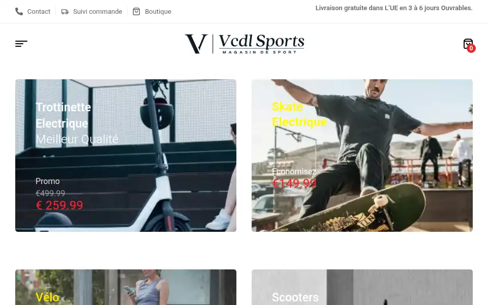 Screenshot of vcdlsports.com