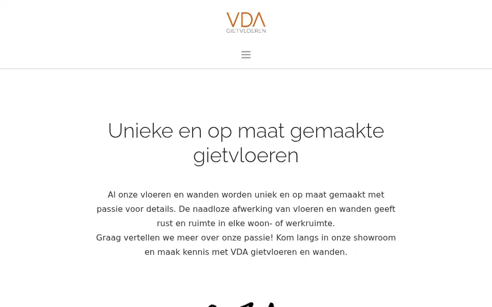 Screenshot of vdavloeren.nl