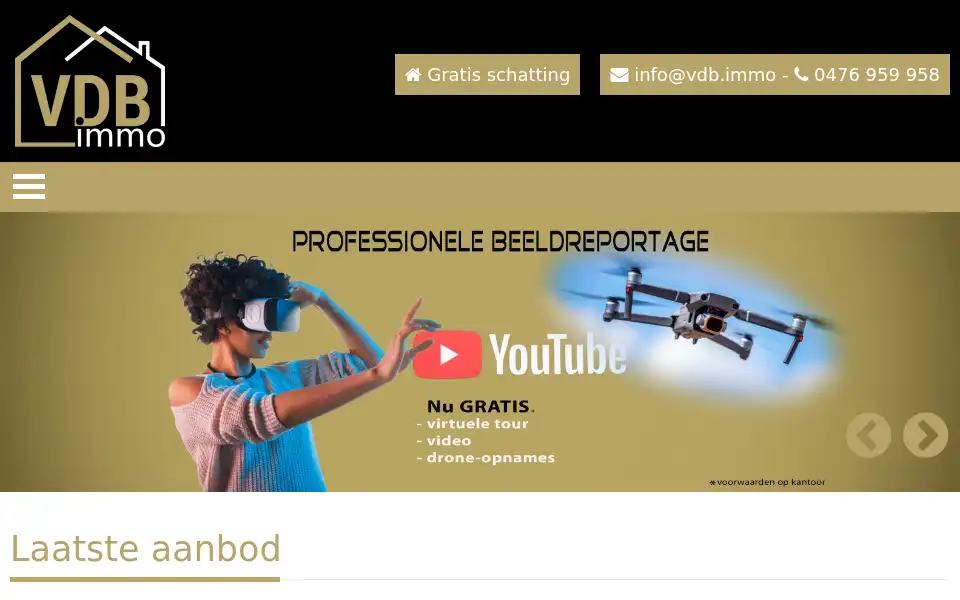 Screenshot of vdb.immo
