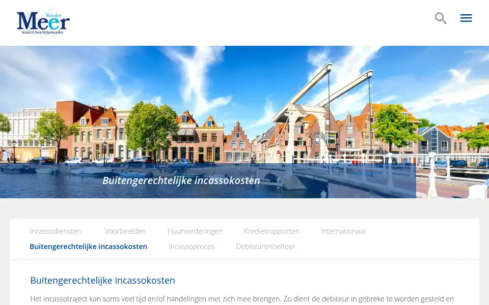 Screenshot of vdmph.nl
