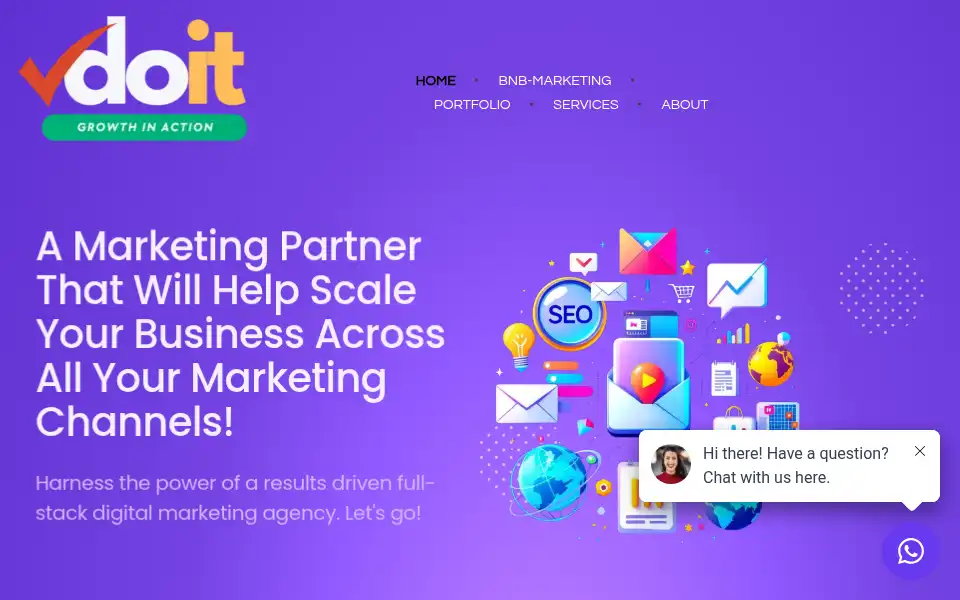 Screenshot of vdoitnow.com
