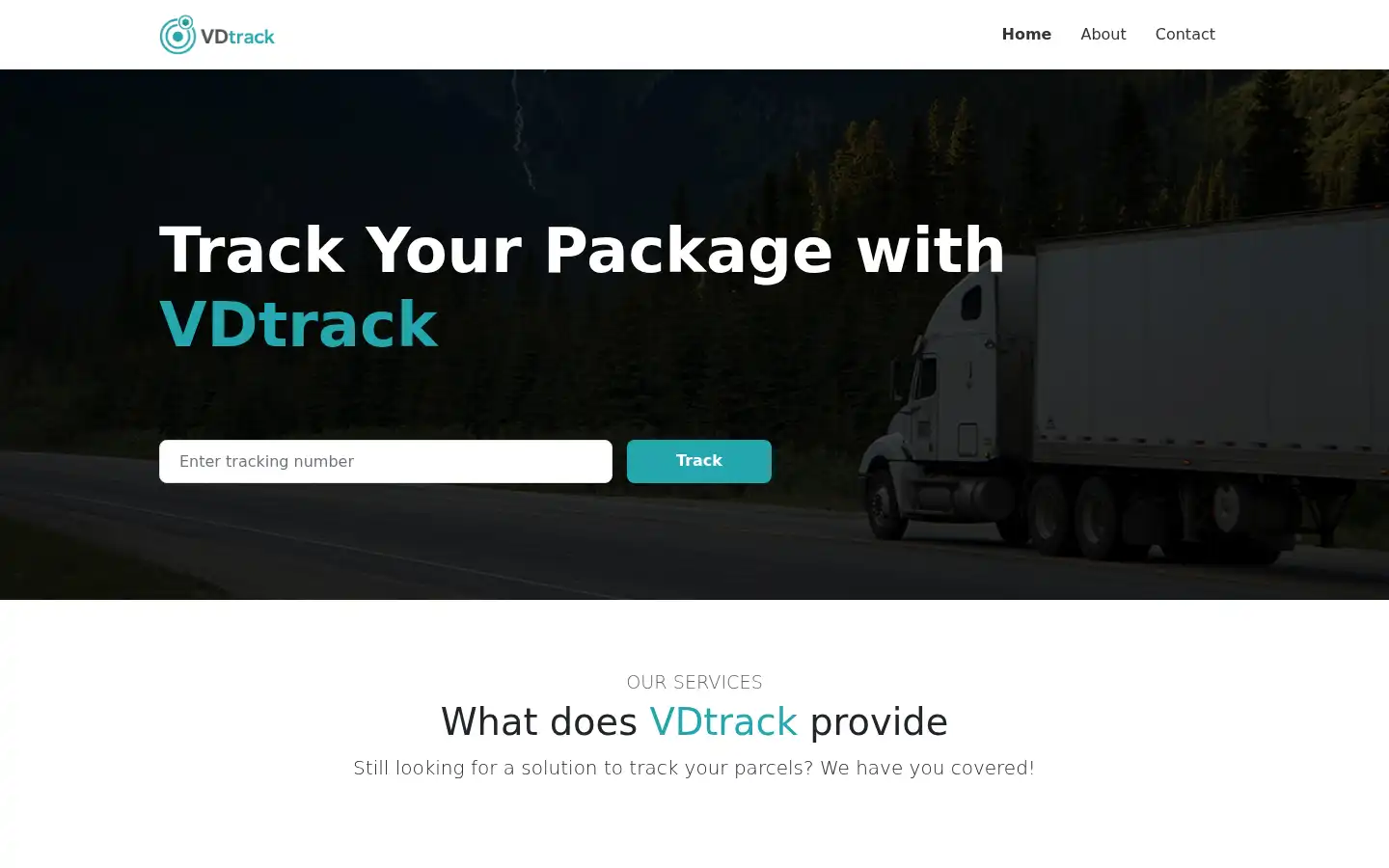 Screenshot of vdtrack.com