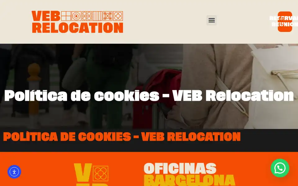 Screenshot of vebrelocation.com