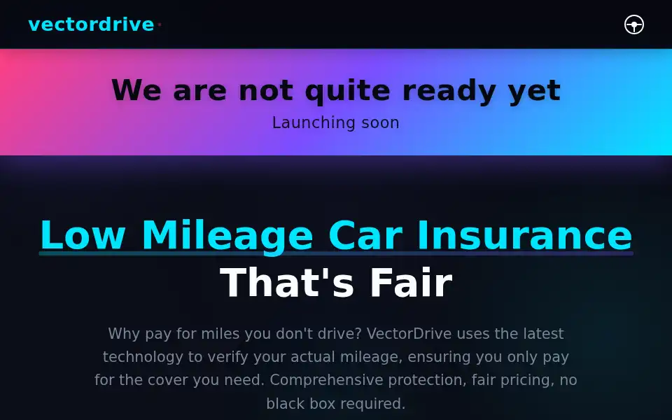 Screenshot of vectordrive.co.uk