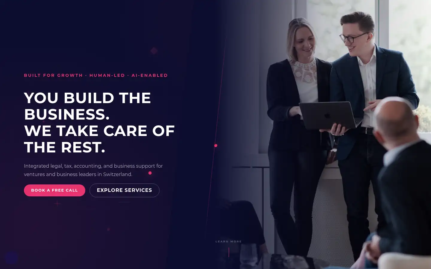 Screenshot of vectra-advisors.com