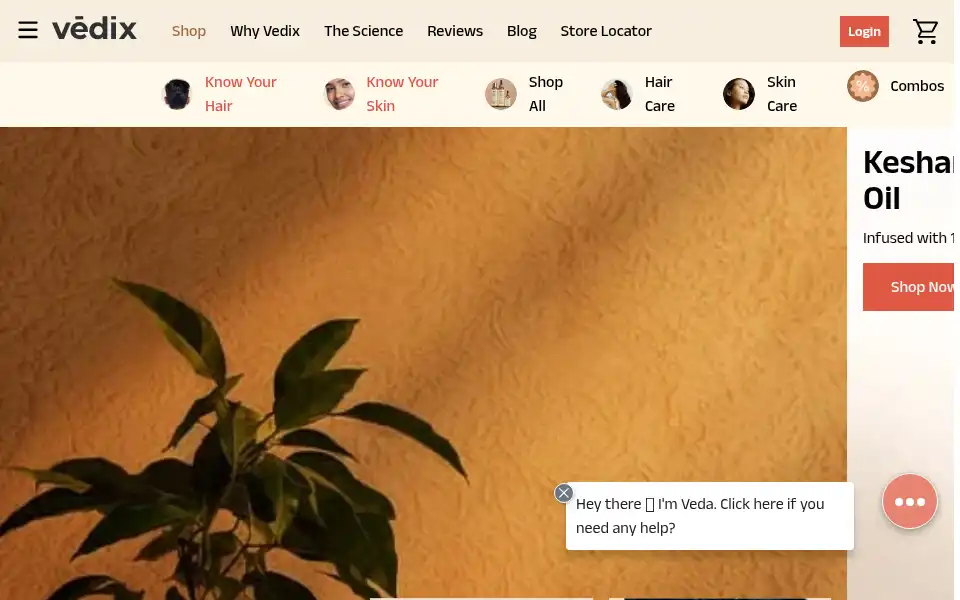 Screenshot of vedix.com