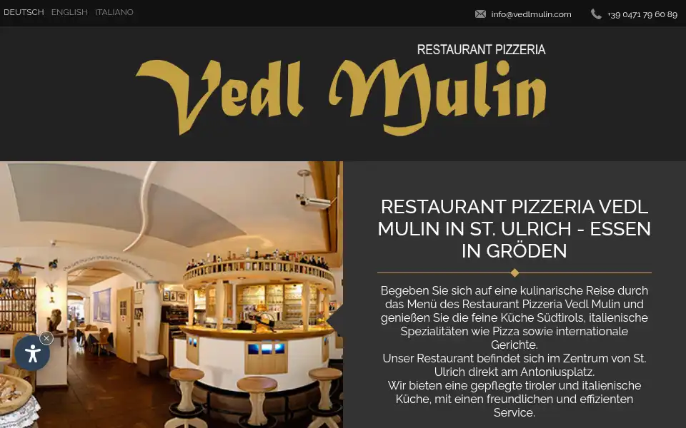 Screenshot of vedlmulin.com