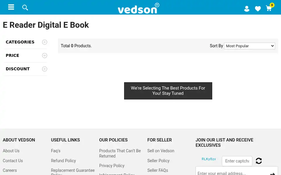 Screenshot of vedson.in