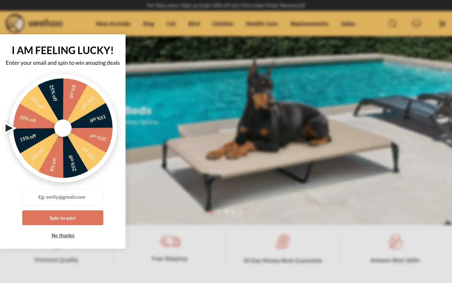 Screenshot of veehoo.com