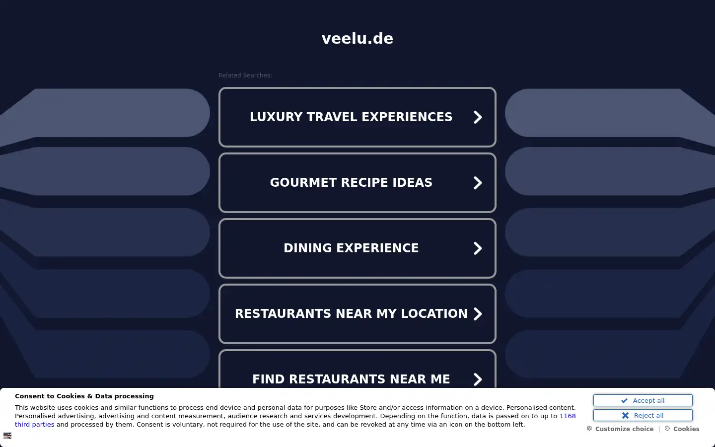 Screenshot of veelu.de