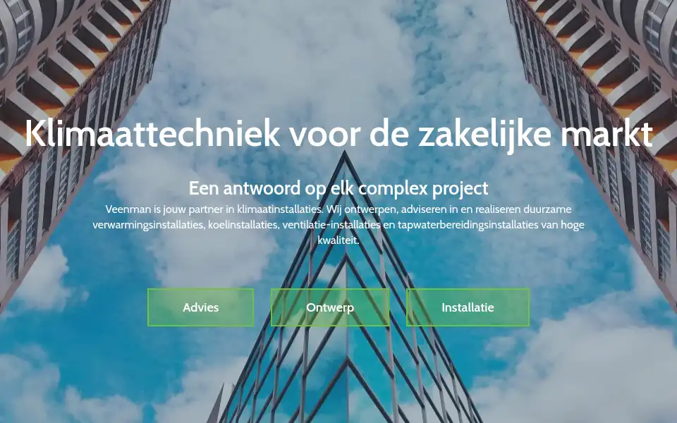 Screenshot of veenmanbv.nl