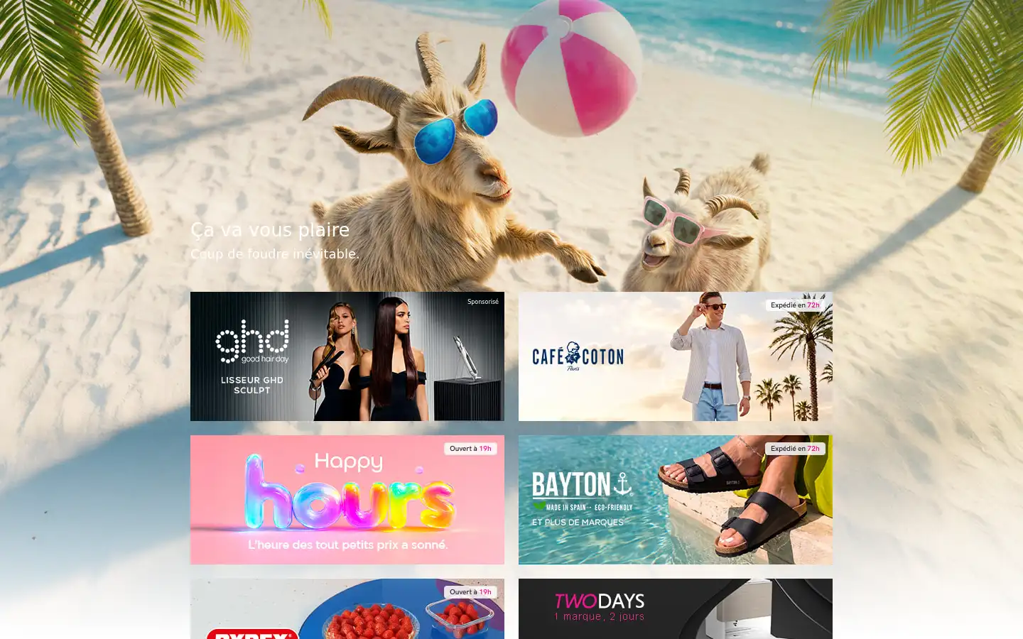 Screenshot of veepee.fr