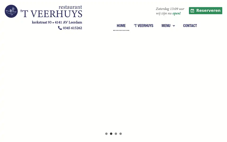 Screenshot of veerhuys.com
