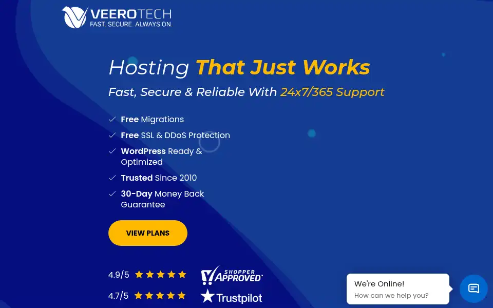 Screenshot of veerotech.net