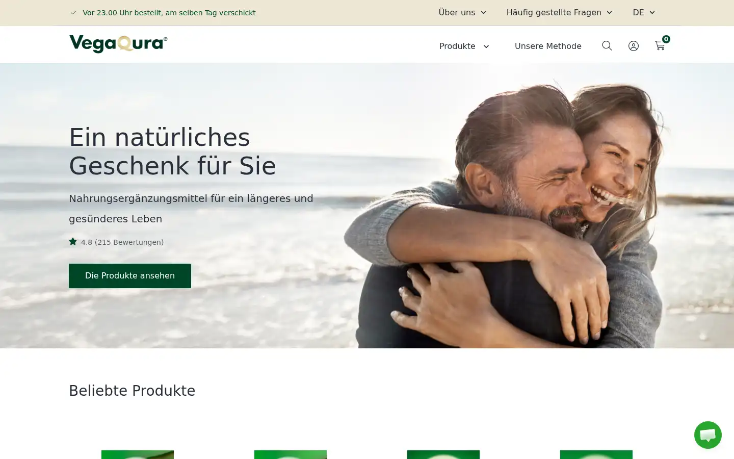 Screenshot of vegaqura.de