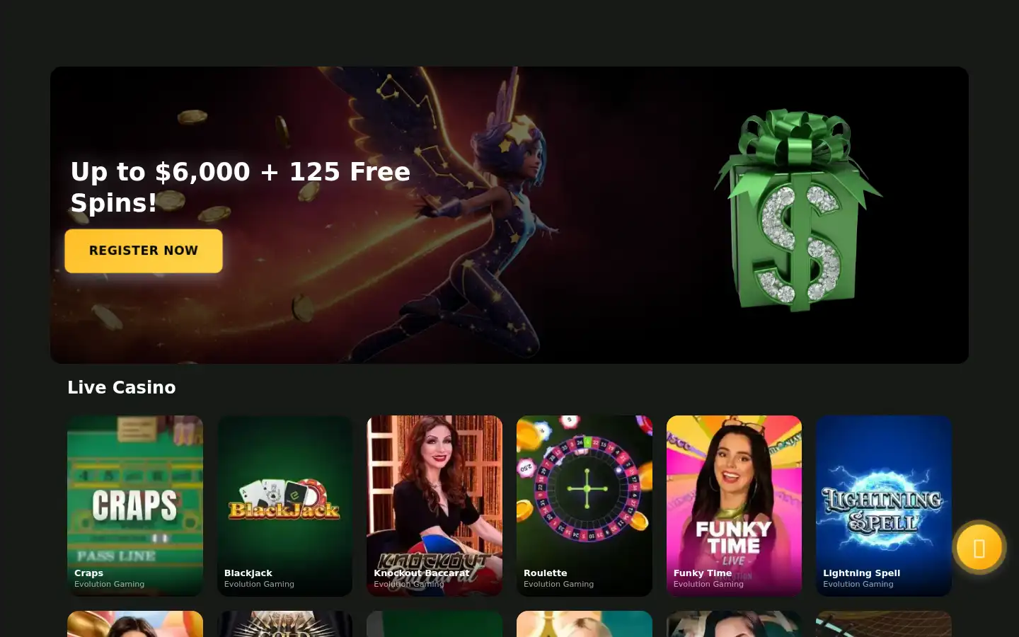 Screenshot of vegastars-en.com