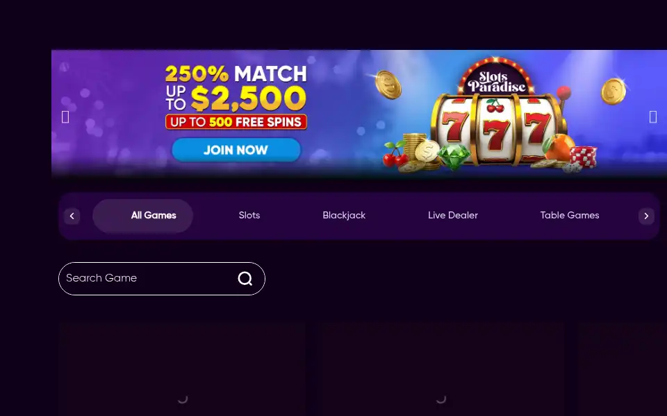 Screenshot of vegaswaycasino.com