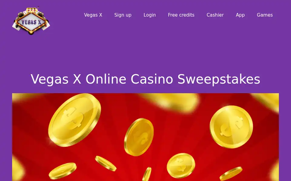 Screenshot of vegasxcasino.org