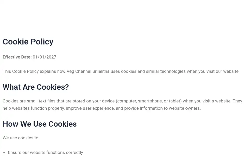 Screenshot of vegchennaisrilalitha.co.uk