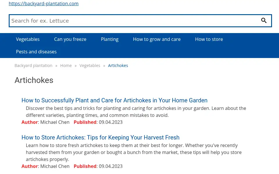 Screenshot of vegetableplantsdirect.co.uk