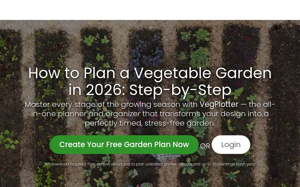 Screenshot of vegplotter.com