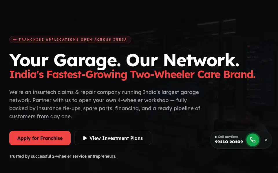 Screenshot of vehiclecare.in