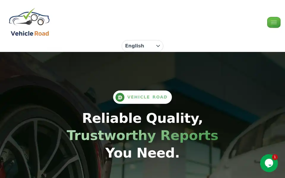 Screenshot of vehicleroad.com
