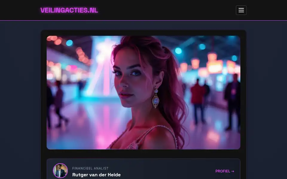 Screenshot of veilingacties.nl