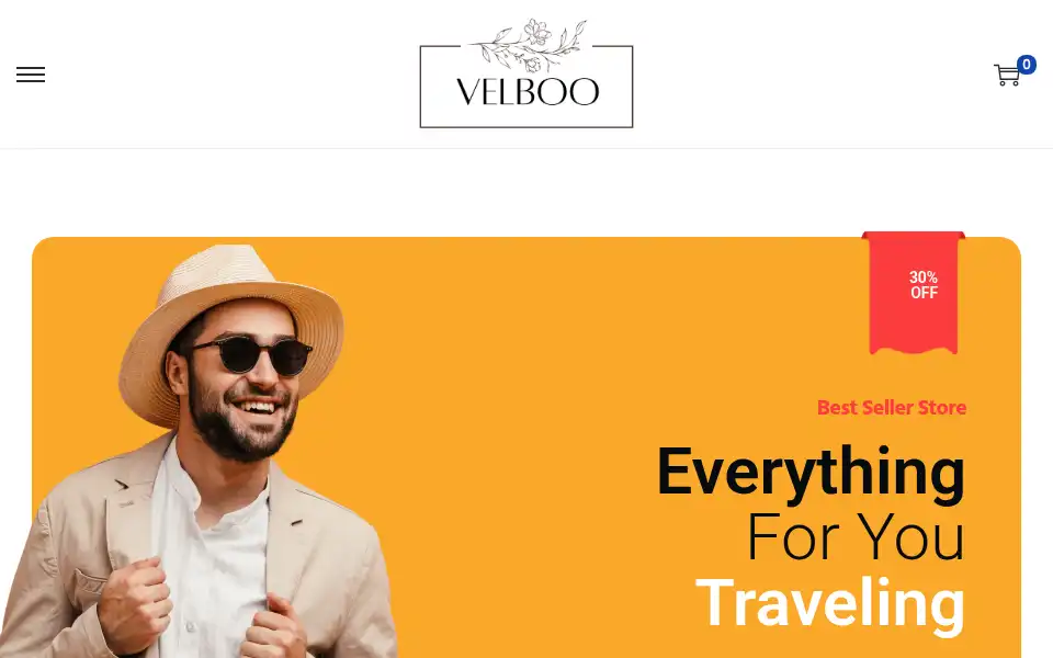Screenshot of velboo.com